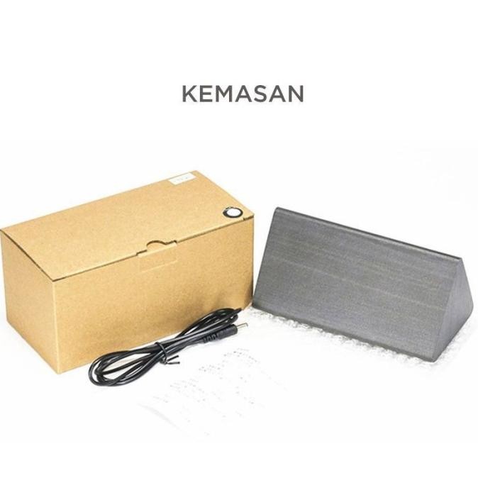 

Jam Meja Kayu Alarm Temperatur Digital Triangle/ Jam Estetik + SUHU AM99
