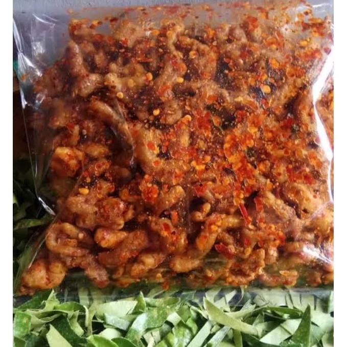 

Buruan Usus Crispy Pedas Daun Jeruk 500Gr Murah High Quality