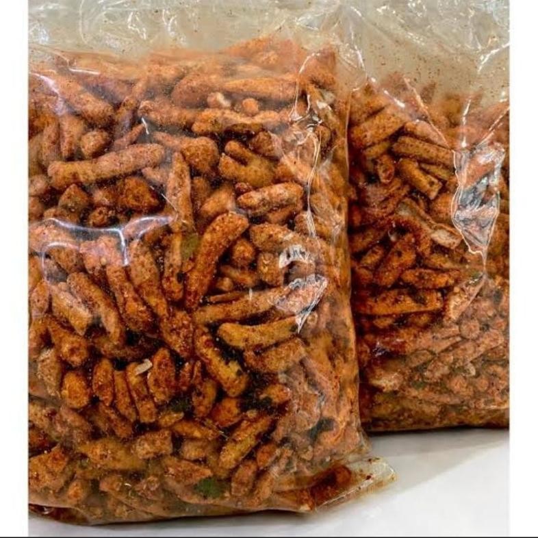 

Original Bumbu Melimpah Basreng 1Kg Basreng Pedas Daun Jeruk Bisa Cod Cemilan Snack Murah