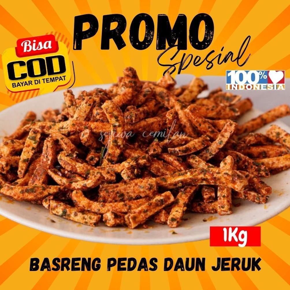 

Discount Basreng Stik Bastik Pedas Daun Jeruk Kemasan 1Kg Premium