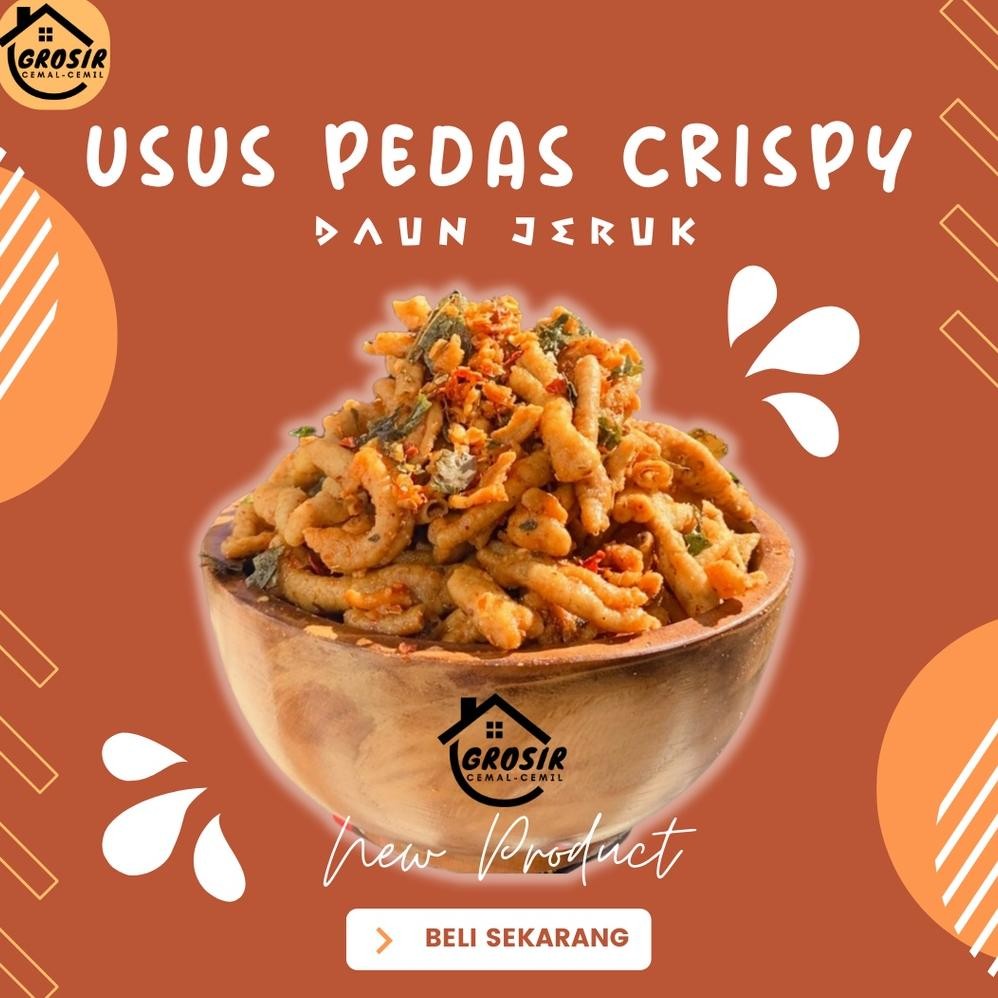 

Terpercaya 500 Gr Usus Krispy | Pedas Daun Jeruk | Original Daun Jeruk Grosir