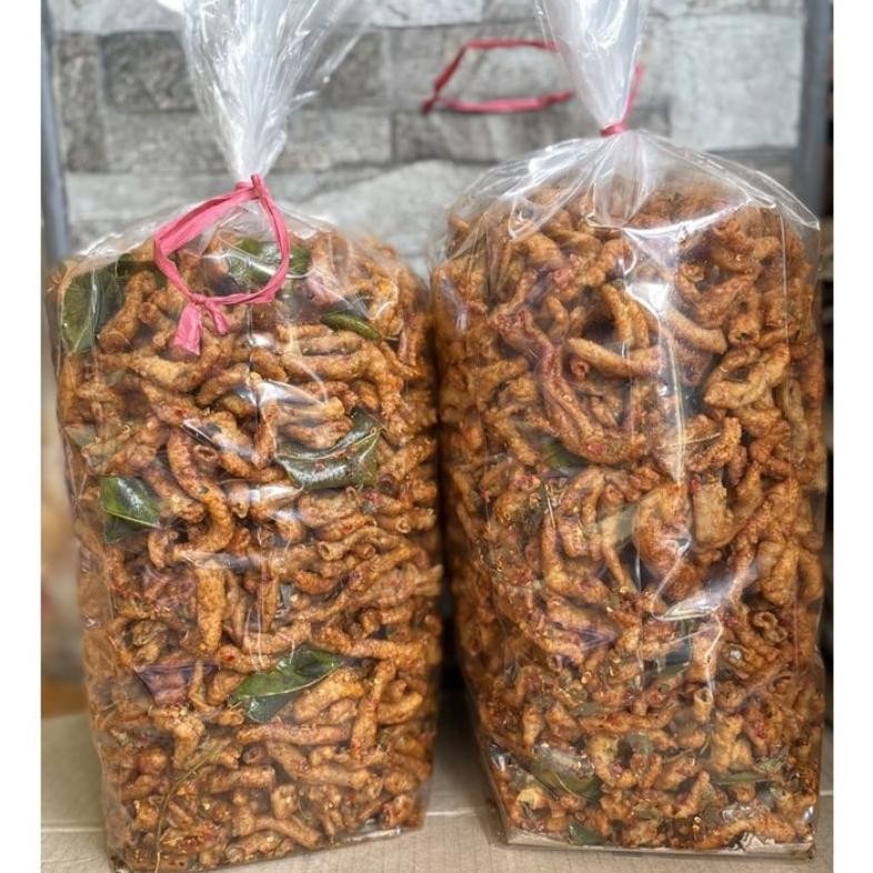 

Sale Grosir 1Kg Usus Crispy Pedas Daun Jeruk / Original Murah