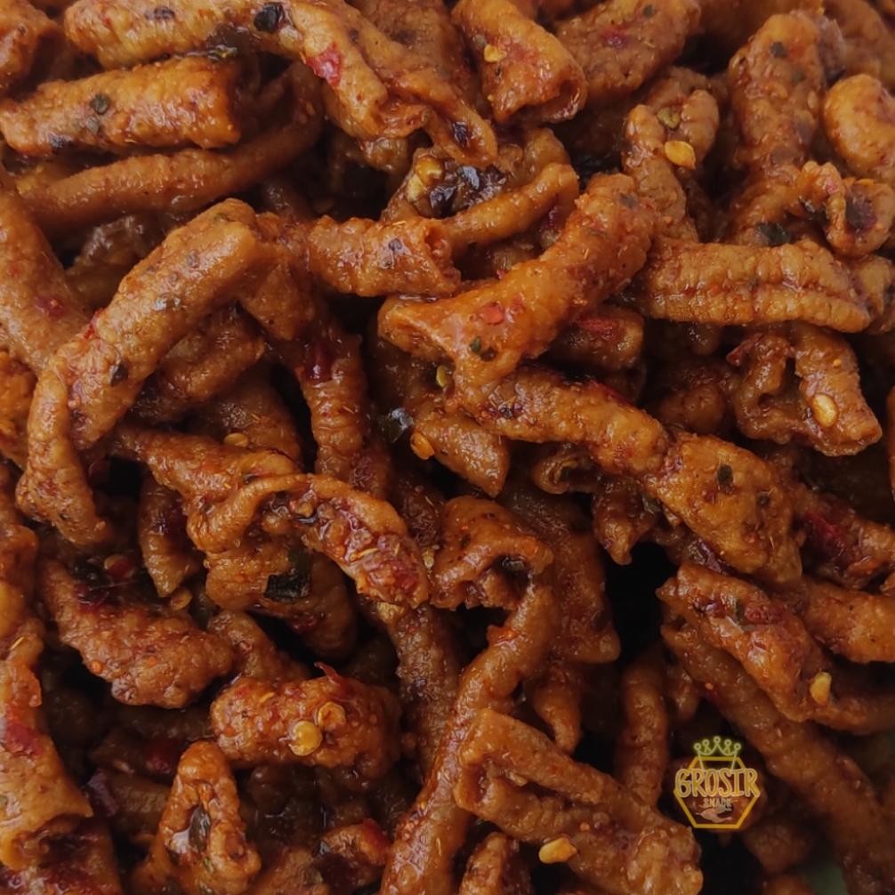 

Ori Keripik Usus Ayam 500Gr / Keripik Usus Ayam 1/2Kg Daun Jeruk Banyak Rasa Premium