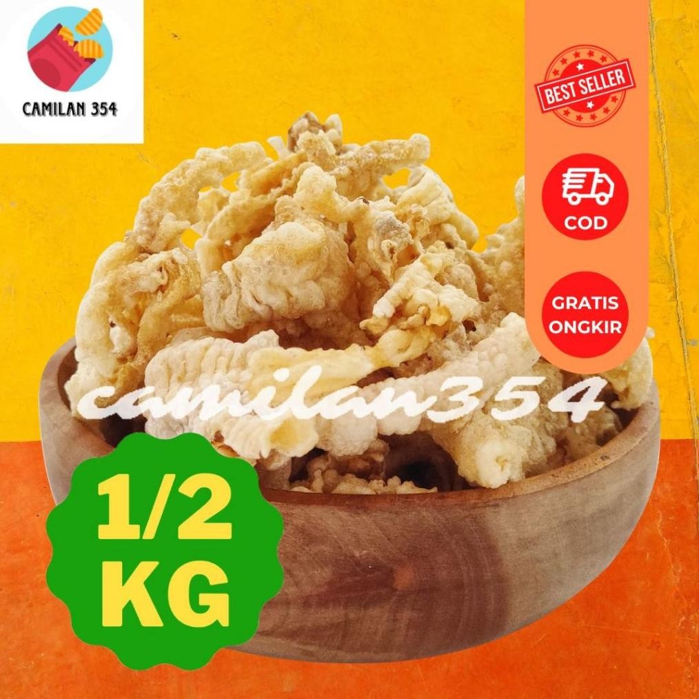 

Buruan [500Gram] Keripik Ceker Ayam Gurih Krispi - 500Gram / Kripik Cakar Kaki Ayam Renyah 1/2Kg Grosir