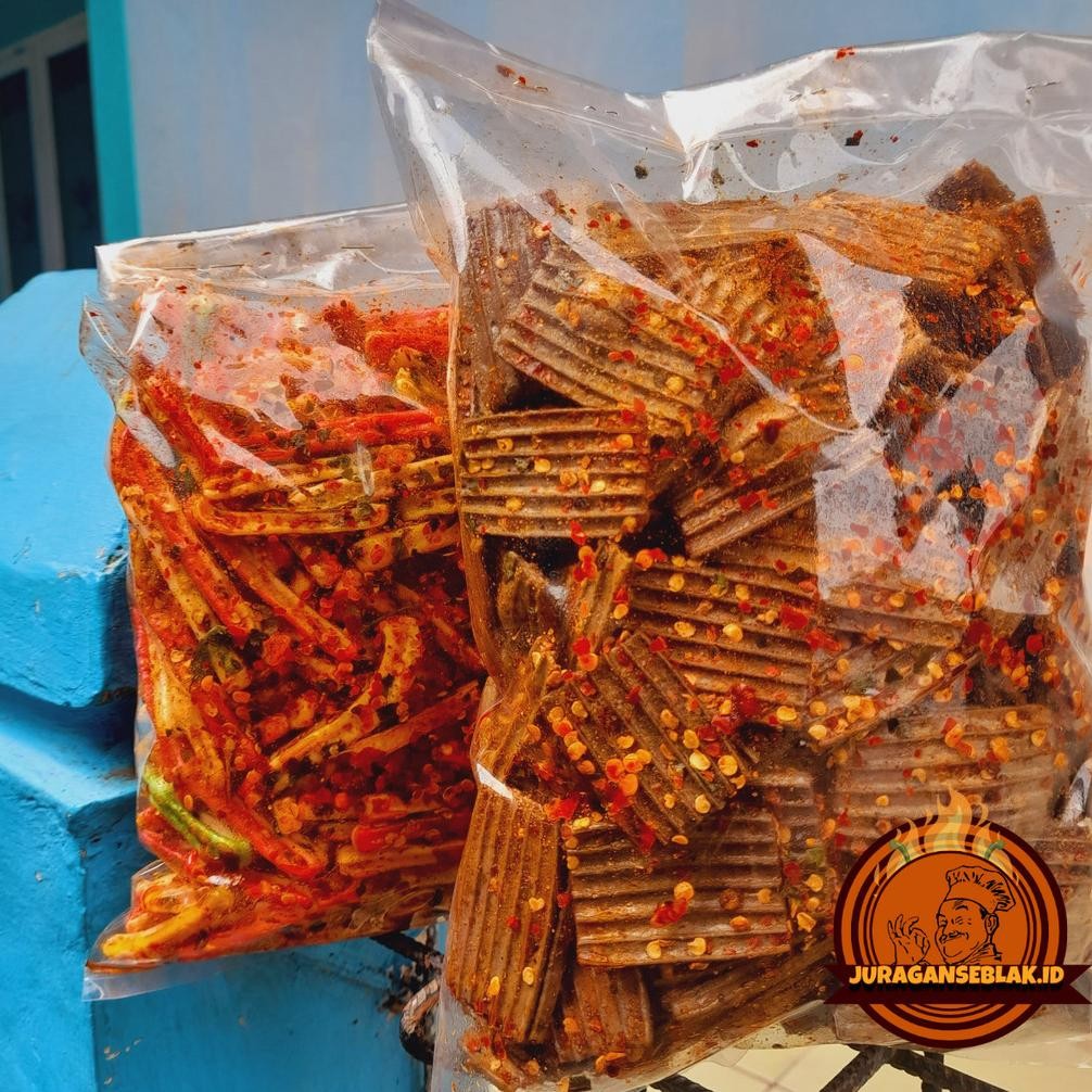 

10.10 {Bundle} Kerupuk Jengkol Pedas 500Gram + Kerupuk Beton/Jaat Jadul 500Gram Pedas Premium