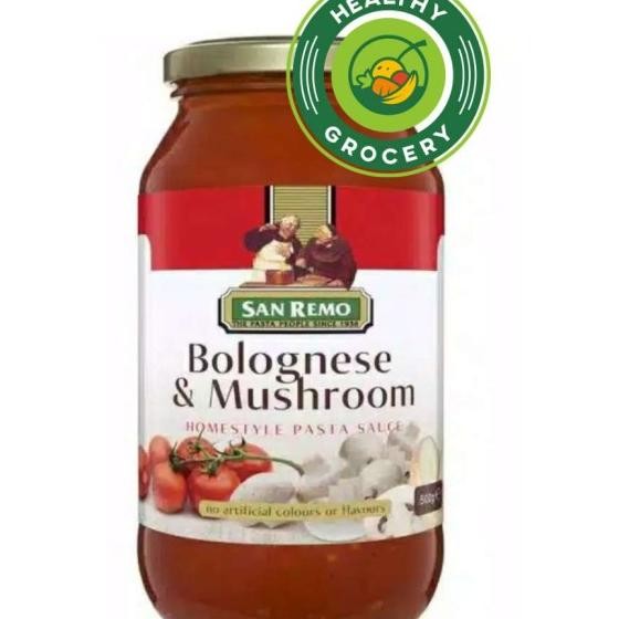 

San Remo Bolognese & Mushroom Homestyle Pasta Sauce 500 Gr