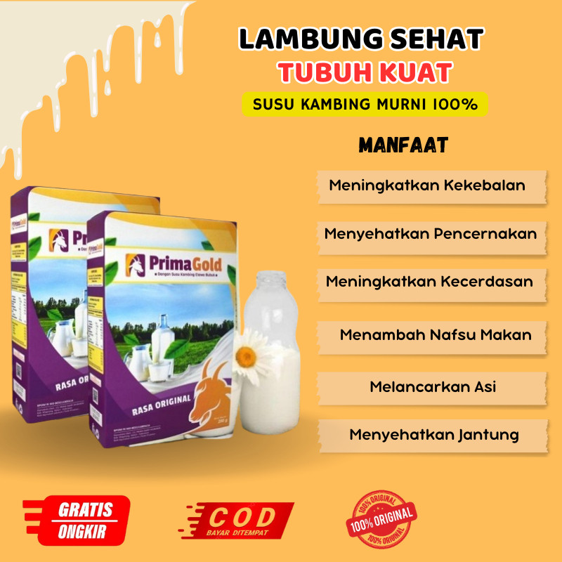 

Primagold Susu Kambing 2 Box Bisa Bantu Menjaga Kesehatan Jantung|Menjaga Pernafasan