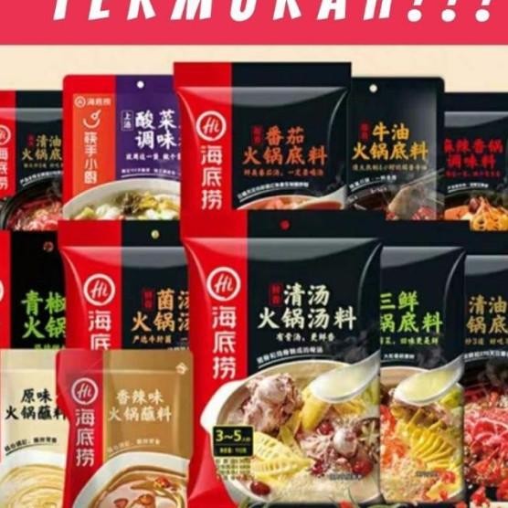 

Haidilao Bumbu Shabu Shabu Bumbu Instant Hotpot Aneka Rasa Terlaris