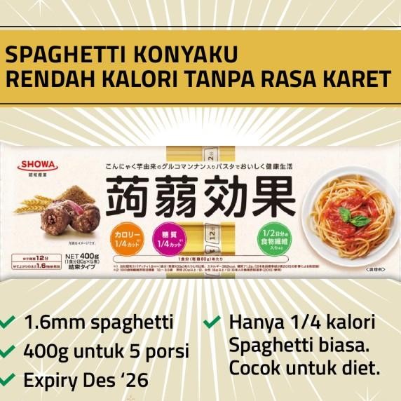 

Showa Konyaku Spaghetti Rendah Kal