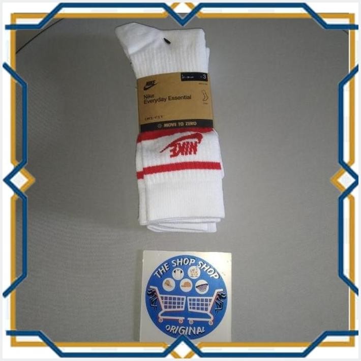 

[THE] KAOS KAKI NIKE SPORTSWEAR EVERYDAY ESSENTIAL SOCKS DX5089-102 ORIGINAL