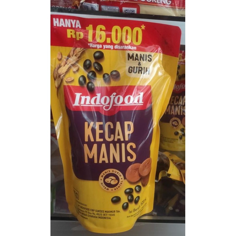 

Kecap Manis Indofood 520 Ml - Kraton Tanjung Mart