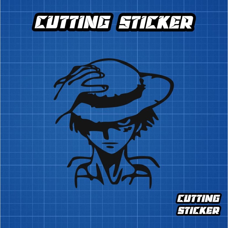 Sticker Mugiwara no Luffy - stiker one piece