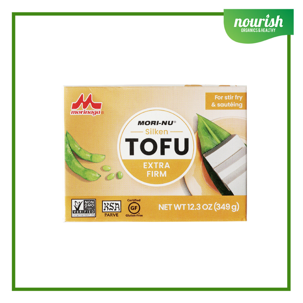 

Mori-Nu Silken Tofu Extra Firm (Tahu Non GMO) 349 gram