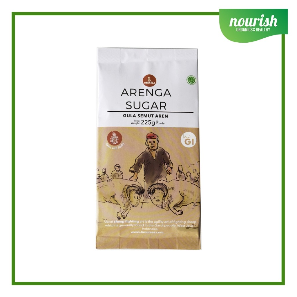 

Timurasa, Gula Aren Bubuk (Crystal Arenga Sugar) 225gr