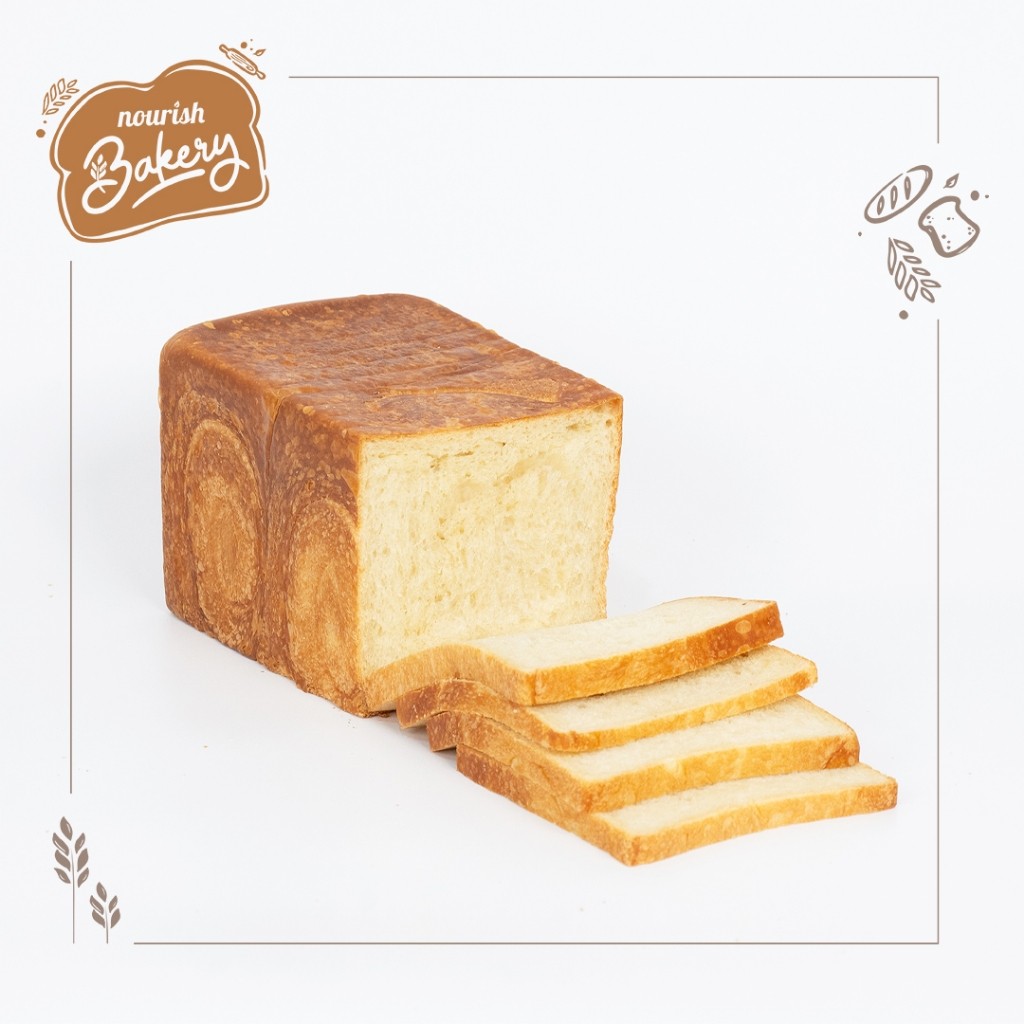 

Classic Loaf - 100% Sourdough Loaf Long Fermentation, Roti Tawar Sourdough Slices 500gr