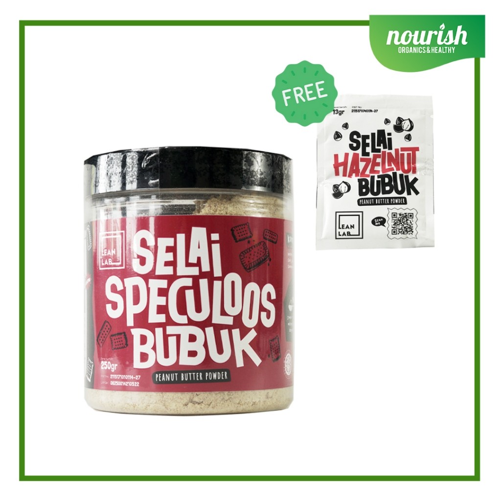 

Selai Kacang Bubuk 1/3 PB Lean Lab Speculoos 250g