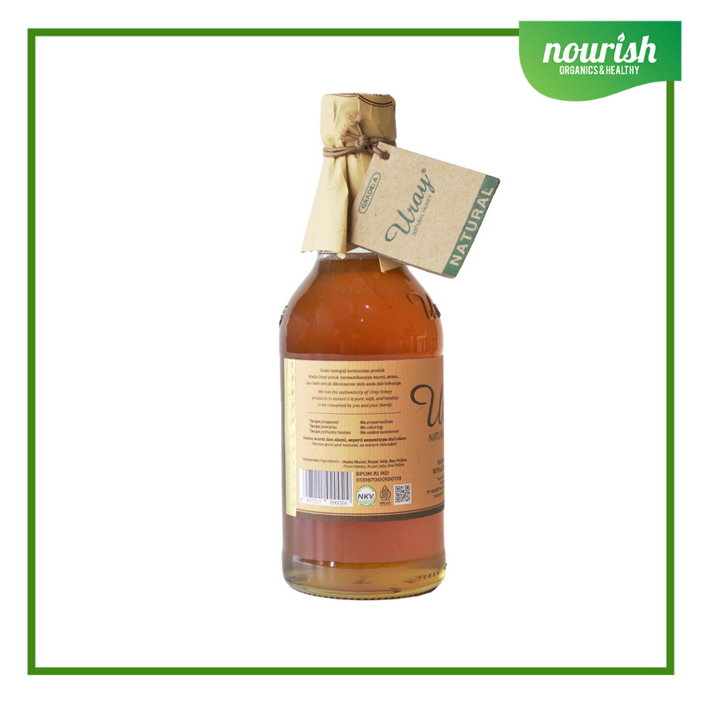 

p4yu Madu Uray 450 gram (Madu Lebah Hutan / 100% Raw Natural Honey)