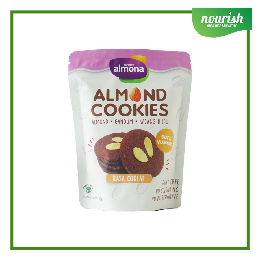 

Almona Almond Cookies Rasa Coklat 90g