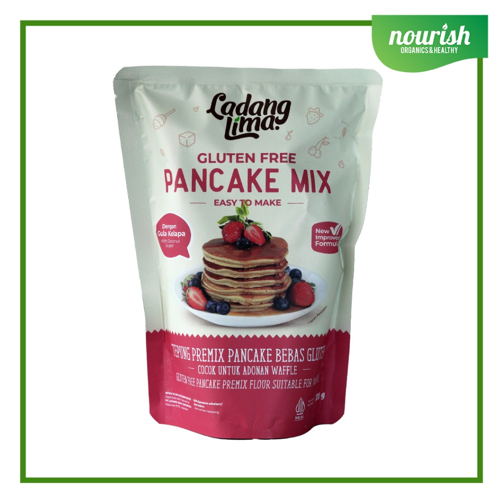 

Ladang Lima Gluten Free Pancake Mix (tepung pancake gluten free) 220gr