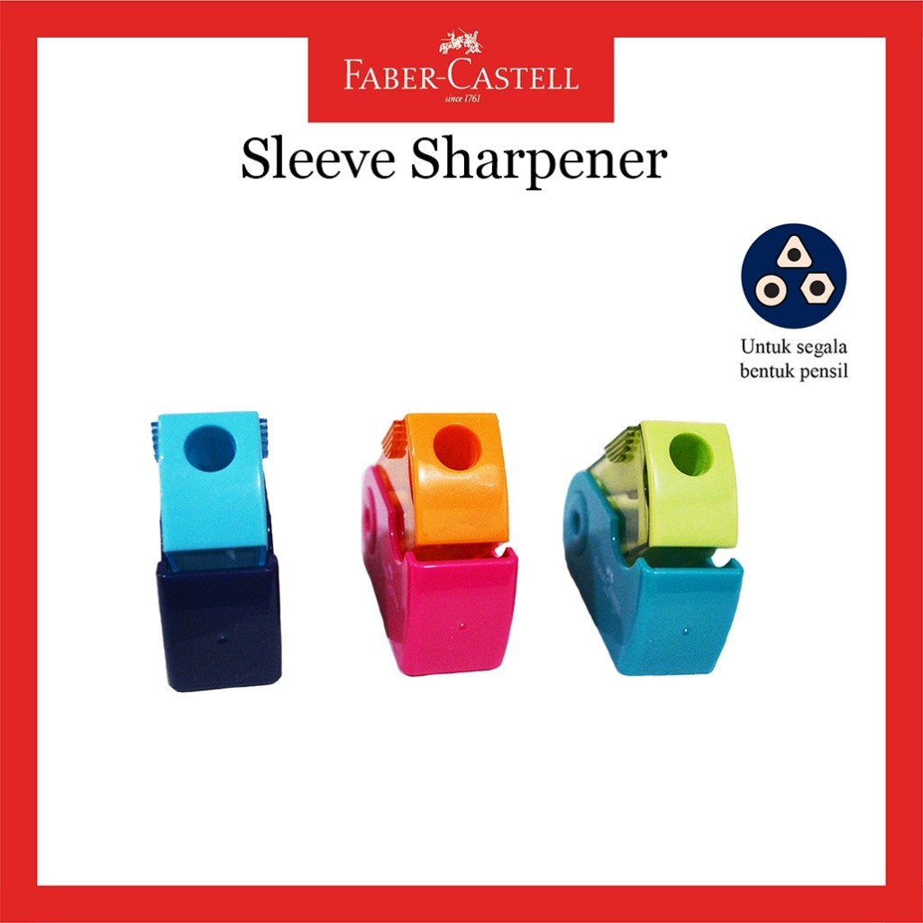 

Rautan Pensil Faber Castell / Sleeve Sharpener Faber Castell Tipe Mini Sleeve / Serutan