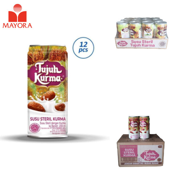 

TUJUH KURMA / 7 KURMA SUSU STERIL 200 ML [ISI 12 KALENG]