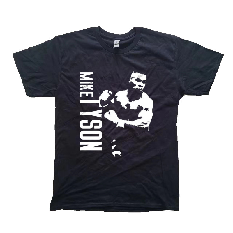 T untuk Pria Kaus Tinju Retro Tinju Mike Tyson Kaus Grafis Retro Pakaian Pria Baru
