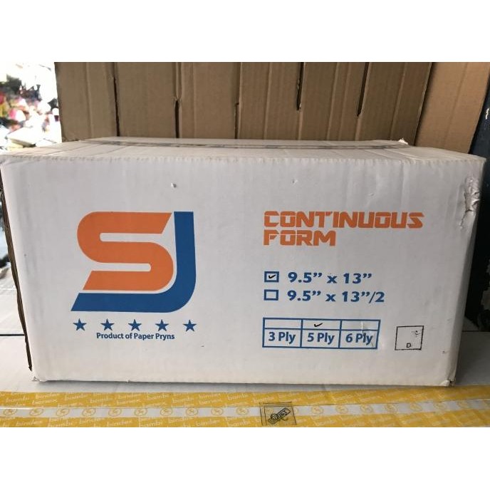 

Kertas Continuous Form Sj 9.5 X 13 5 Ply !! Hanscollect