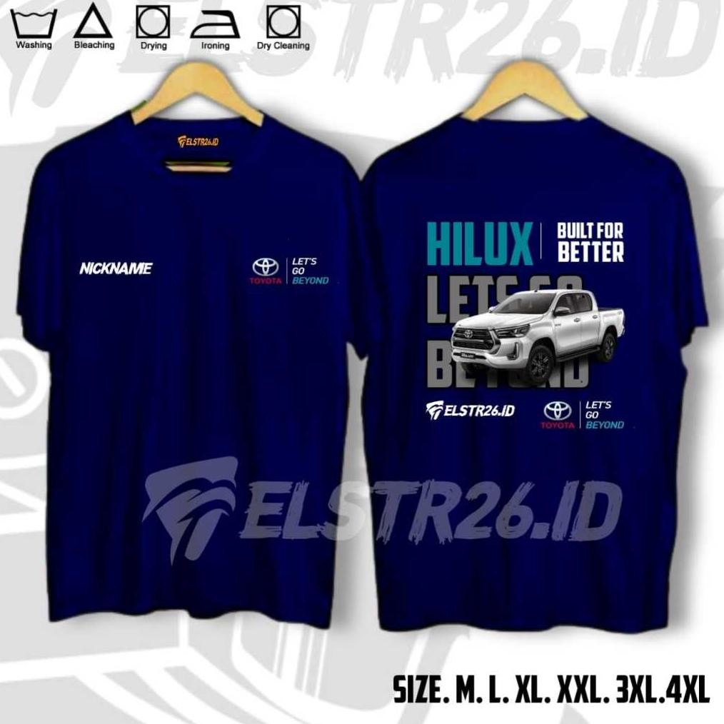 Promo T-Shirt Distro Mobil Hilux Kaos Mobil Club Indonesia Keren Toyota Daihatsu Mitshubishi Kaos Di