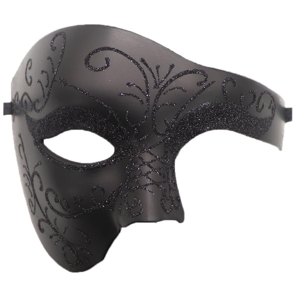 JHK Masker Topeng untuk Pria Masker Topeng Kreatif untuk Pria Setengah Wajah Topeng Penari Hantu  TE