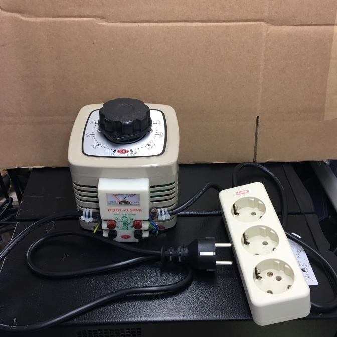 Oki Ac voltage regulator TDGC2 500 + kabel ( Paket tinggal Pakai )