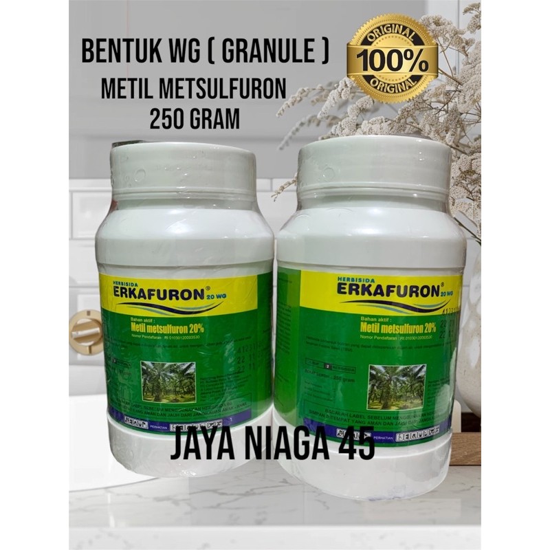 Erkafuron 20 WG (Metil metsulfuron bentuk granule)