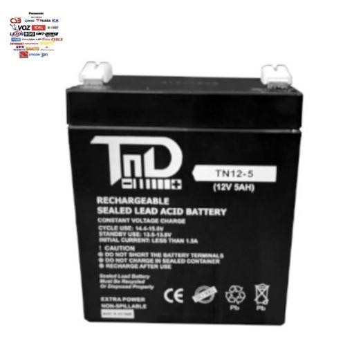 Aki UPS / Baterai kering Battery TND12-5 12v 5Ah TND 12V 5 Ampere 12volt