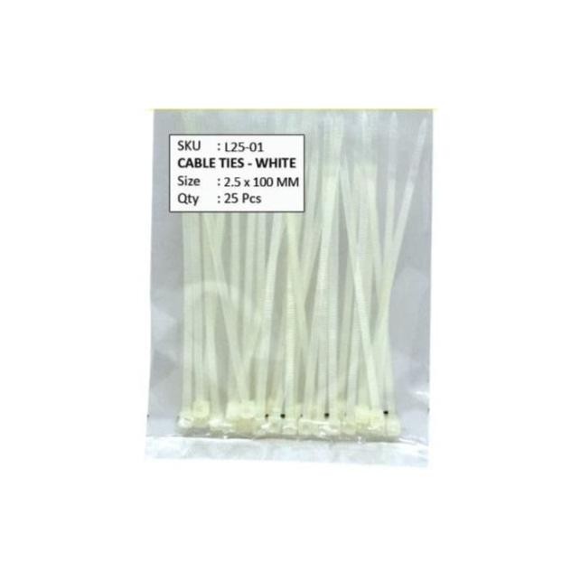 

Baru KABEL TIES 2.5 x 100 MM PUTIH - PENGIKAT KABEL - 25 PCS sina4bb Kualitas Baik