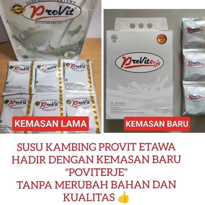 

Susu Kambing Provit Etawa 10 Sachet / Susu Provit