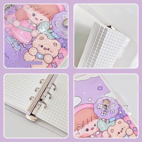 

Amberela - Promo Binder A6 Isi Kertas 80 Lembar Karakter Momo Lucu Cute Diy Planner Terlaris