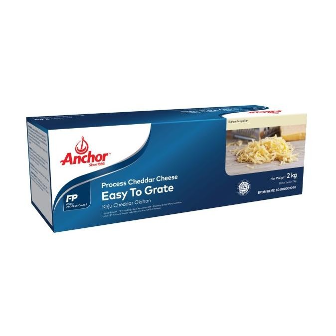 

Keju Cheddar Anchor Easy To Grate - 2 KG