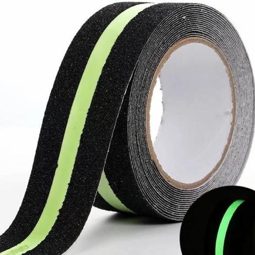 

Lakban Lantai Anti Slip Tangga Glow Tape Stiker Fosfor 5Cm X 5 Meter