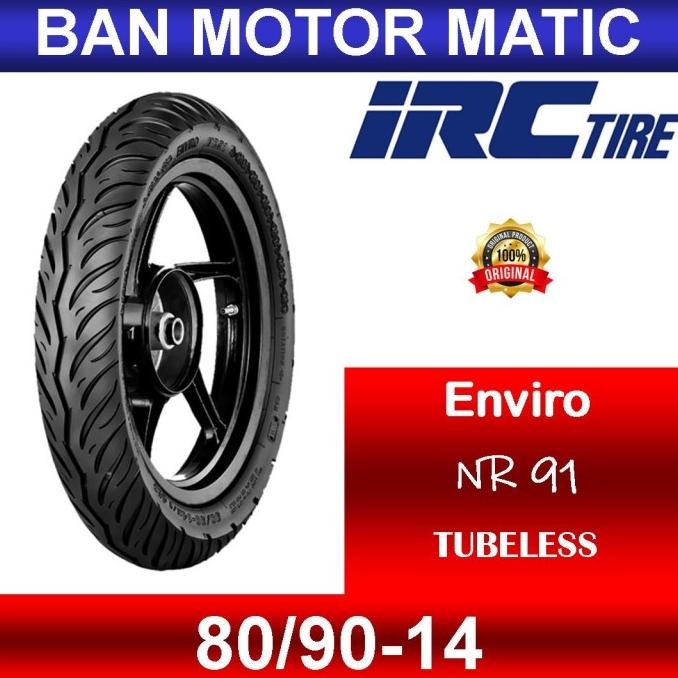 Ban Luar Tubles Irc 80 90 Ring 14 Ban Depan Motor Beat Vario Tubeless Tersedia
