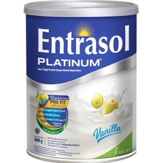 

SUSU ENTRASOL PLATINUM EKSTRAK ZAITUN PRO-VIT ADVANCE 800 G - VANILA