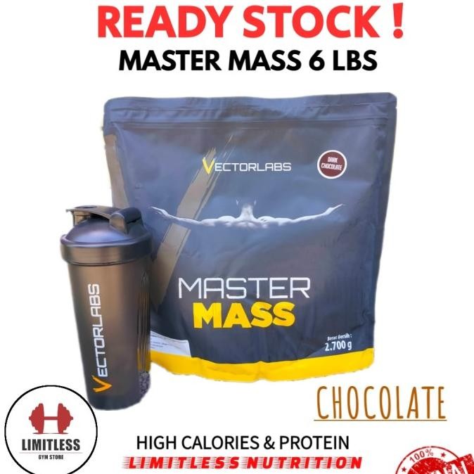 

VECTORLABS MASTER MASS 6 LBS - VL Mastermass Gainer 6lb BPOM Susu Gym