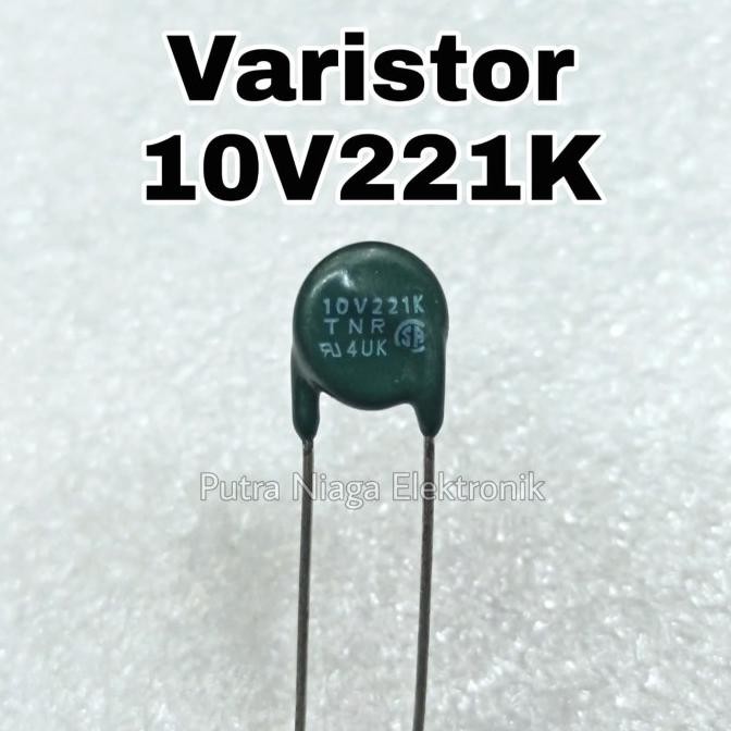 Baru TNR 10V221K MOV Metal Oxide Varistor ZNR 140V AC / 180V DC putr4n Juara