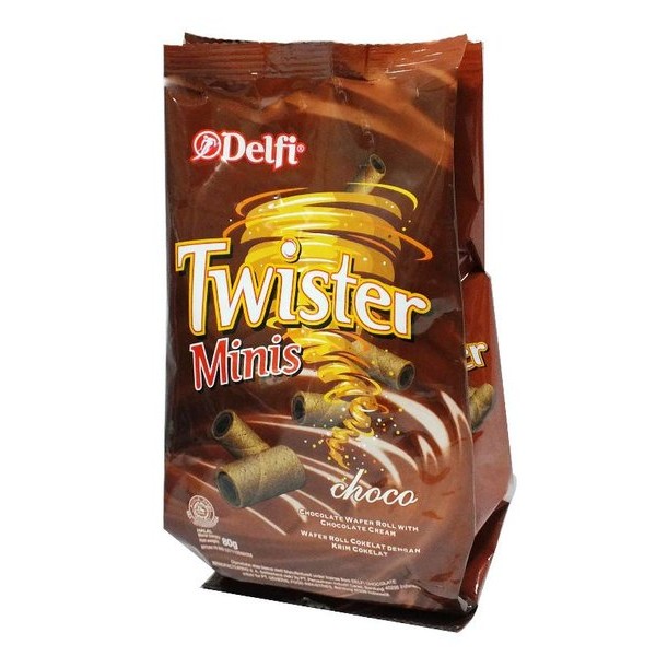 

DELFI TWISTER MINIS CHOCO 70 GR - 010682