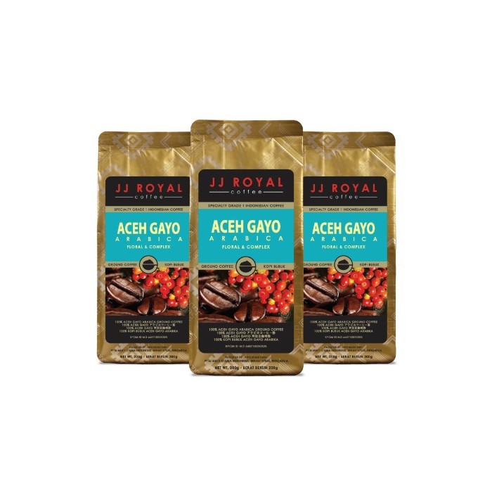 

Special Price Buy 3 Jj Royal Coffee Aceh Gayo Arabica Bag 200Gr