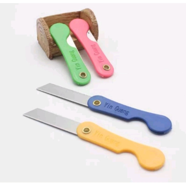 

PISAU CUTTER MINI ALAT MEMOTONG CUTER LIPAT PISO KECIL PEMOTONG KUPAS STAINLESS STEEL SILET UKIR