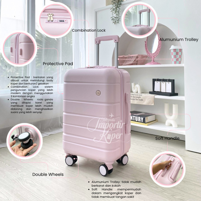 Koper Joshee Original Lollipop Series Koper Lucu Cabin 14 16 20 Inch