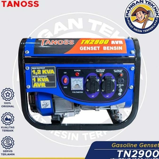 NEW MESIN GENSET BENSIN | TANOSS TN 2900 AVR | ALAT PEMBANGKIT LISTRIK