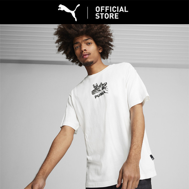 PUMA Kaos Pria GRAPHICS Bicycle Kick