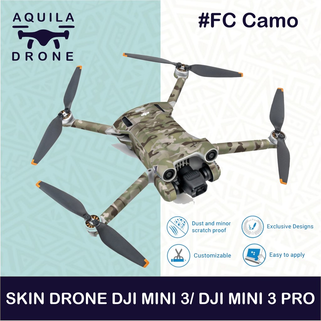 SKIN DECAL DRONE DJI MINI 3 - FC Camo