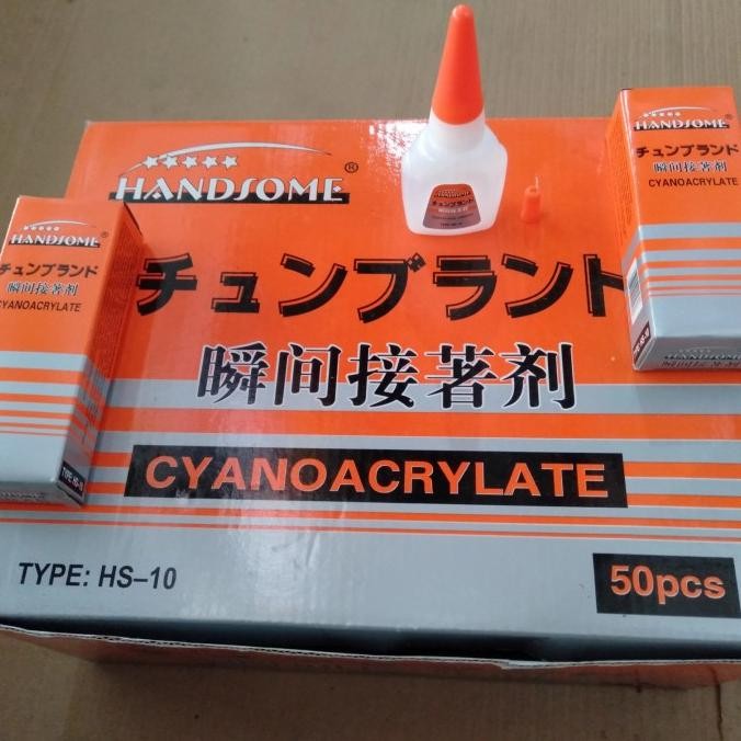 

Baru (3) Lem/ Glue/ Glu Super Korea HS10 Cyanoacrylate 5 ml ekosss Murah