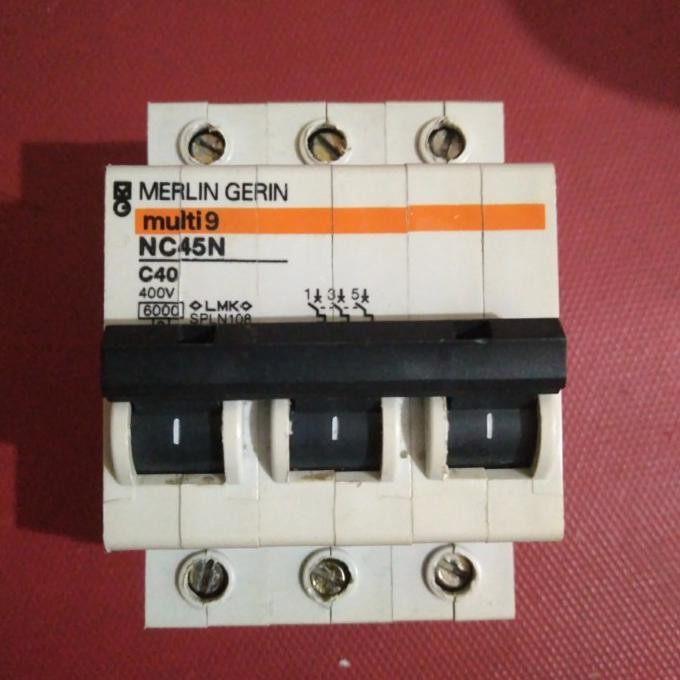 Mcb Merlin Gerlin Nc45N C40 40A 3Phase Flash Sale